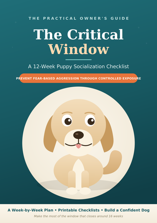 The Critical Window: Raise a Confident, Fear-Free Puppy in 12 Weeks